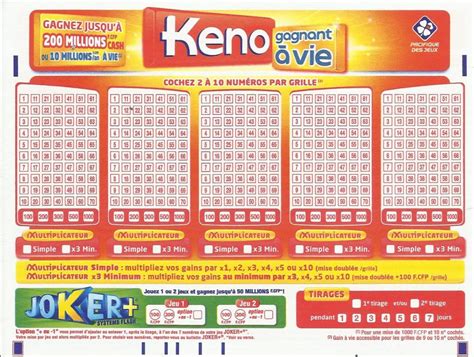 résultat keno semaine